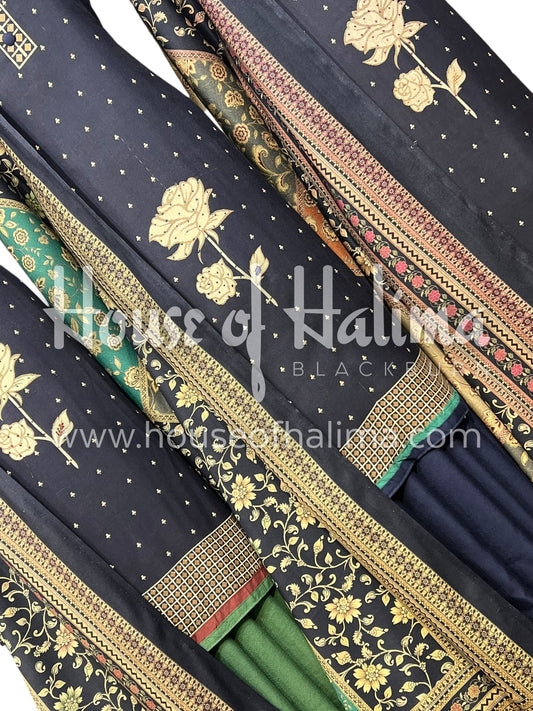 Embroidered alpines 3pcs