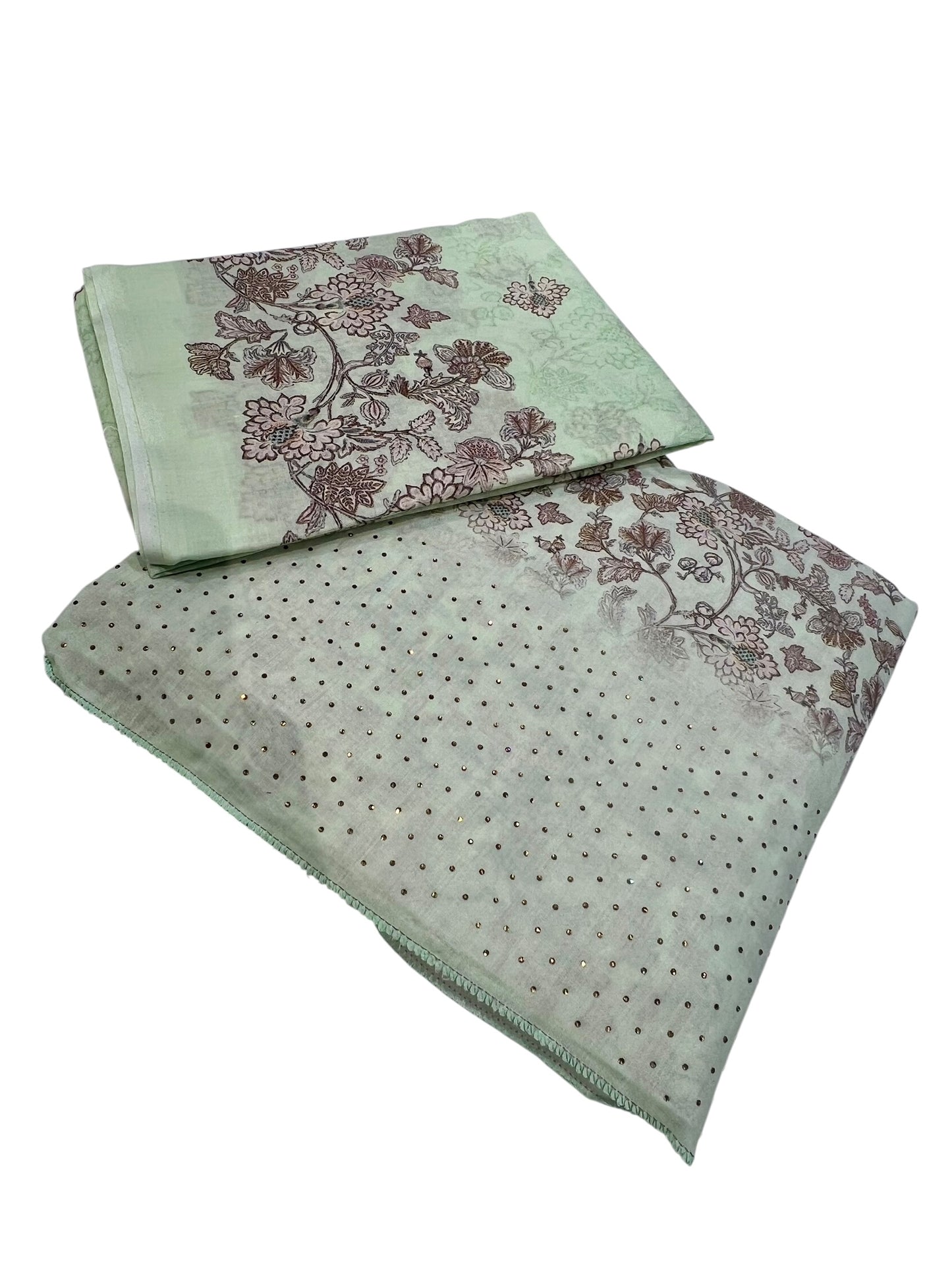 Printed cotton lawn 3pcs