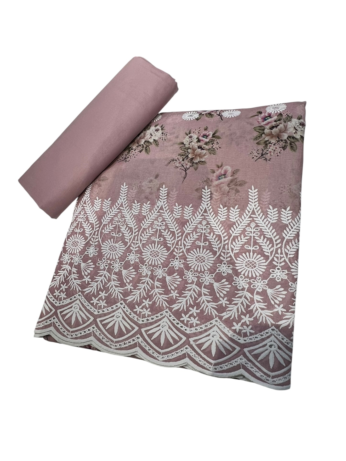 Chikankari cottons 3pcs