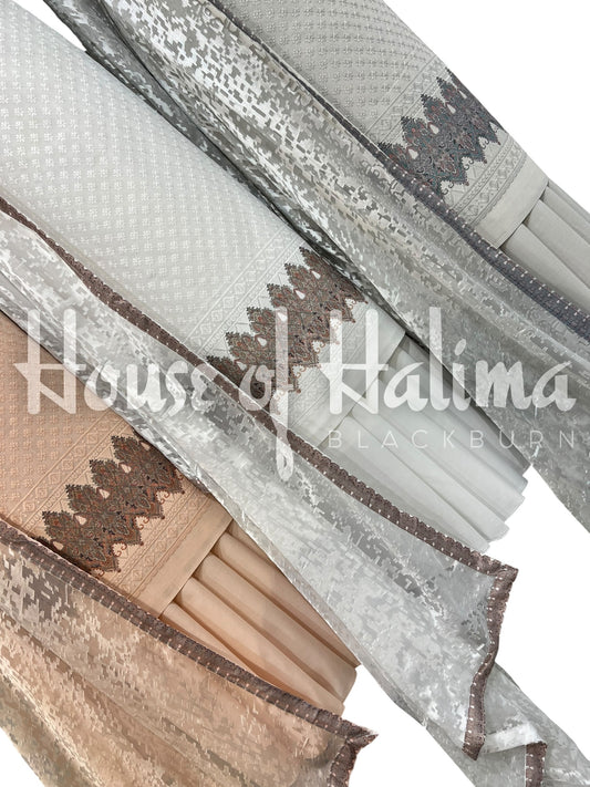 Chikankari cottons 3pcs