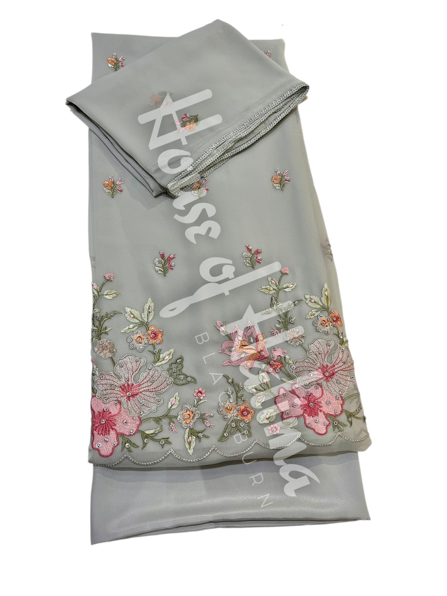 Embroidered georgettes 4pcs (9967)