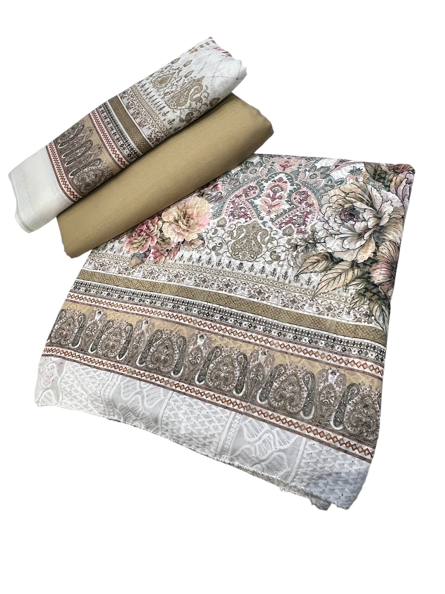 Chikankari cottons 3pcs