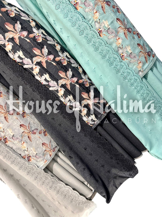 Embroidered alpines 3pcs