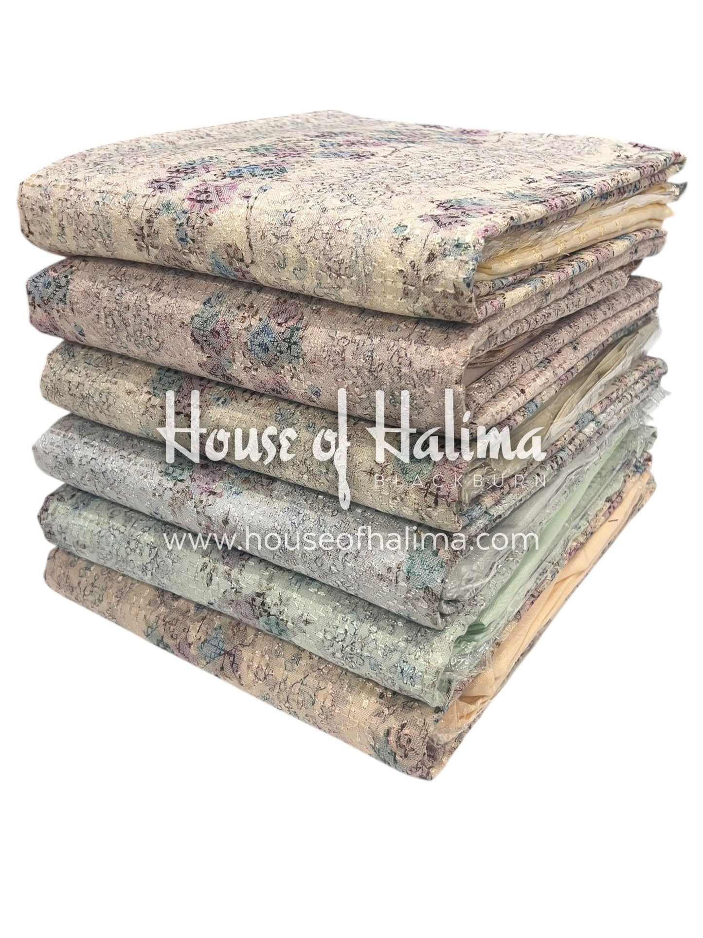Chikankari pastel alpines 3pcs (D.122)