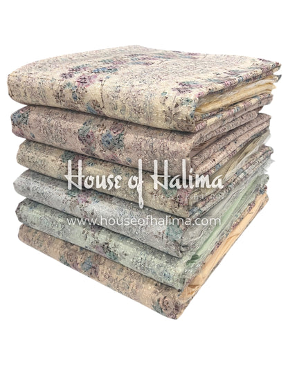 Chikankari pastel alpines 3pcs (D.122)