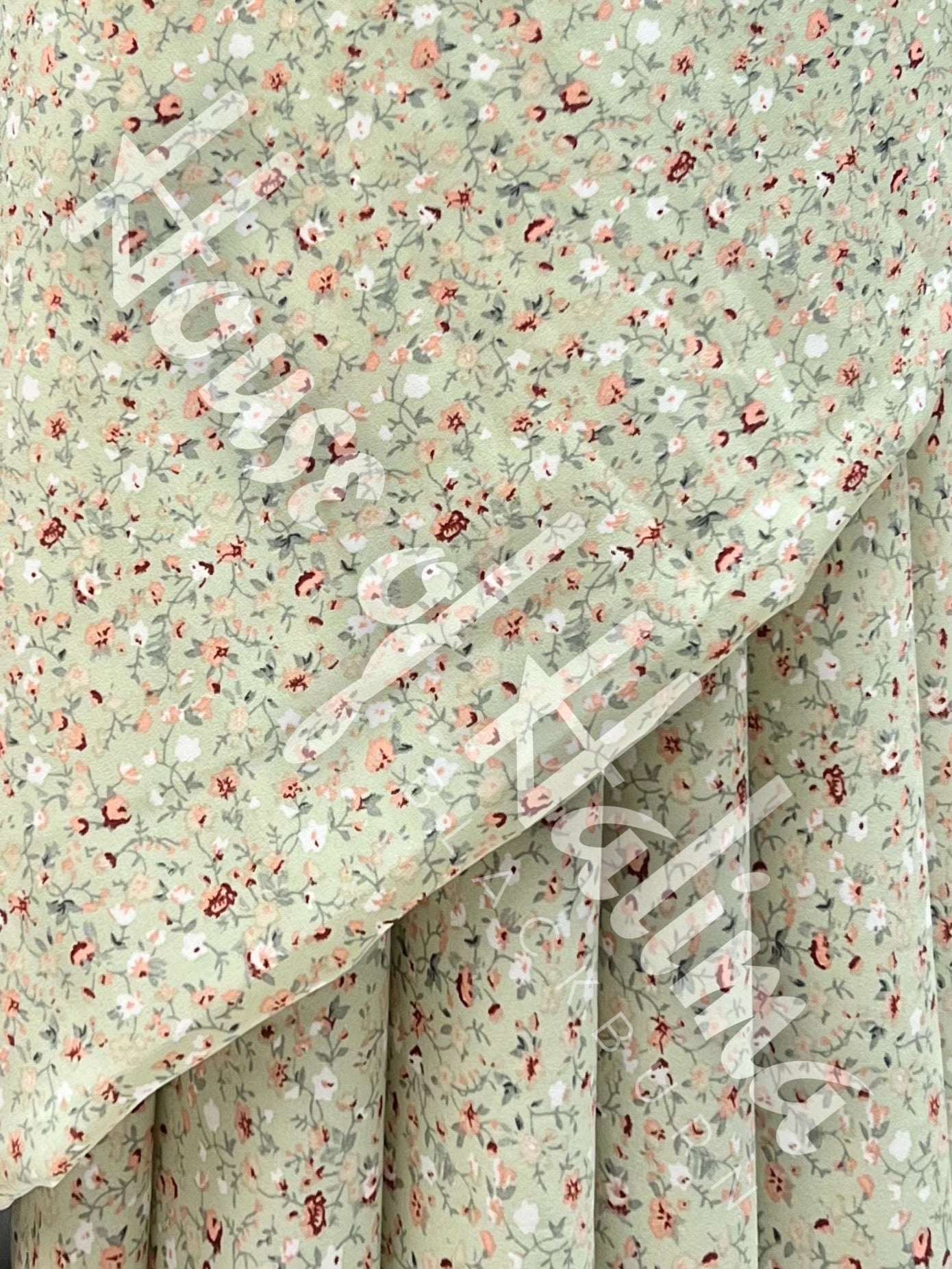 Indonesian georgette print 2pcs