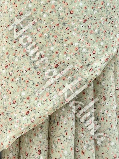Indonesian georgette print 2pcs