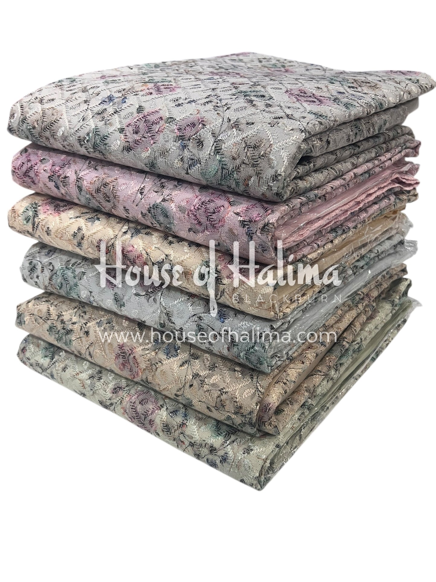 Chikankari pastel alpines 3pcs (D.123)