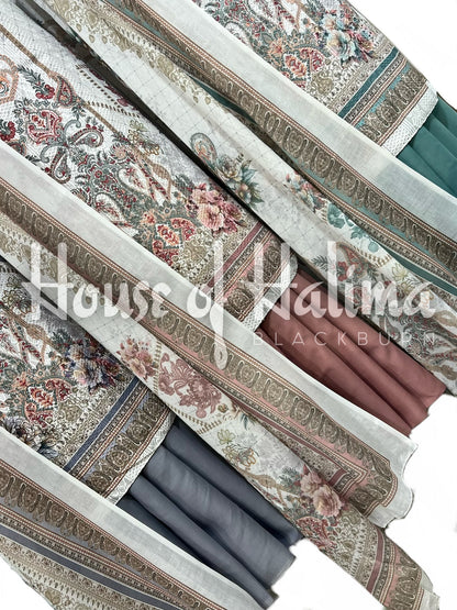 Chikankari cottons 3pcs