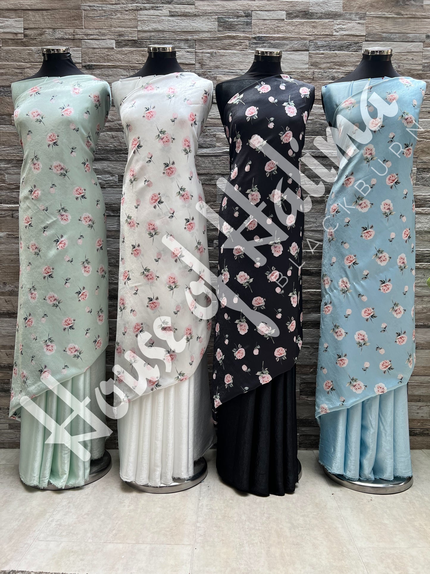 Armani touch satin print 2pcs