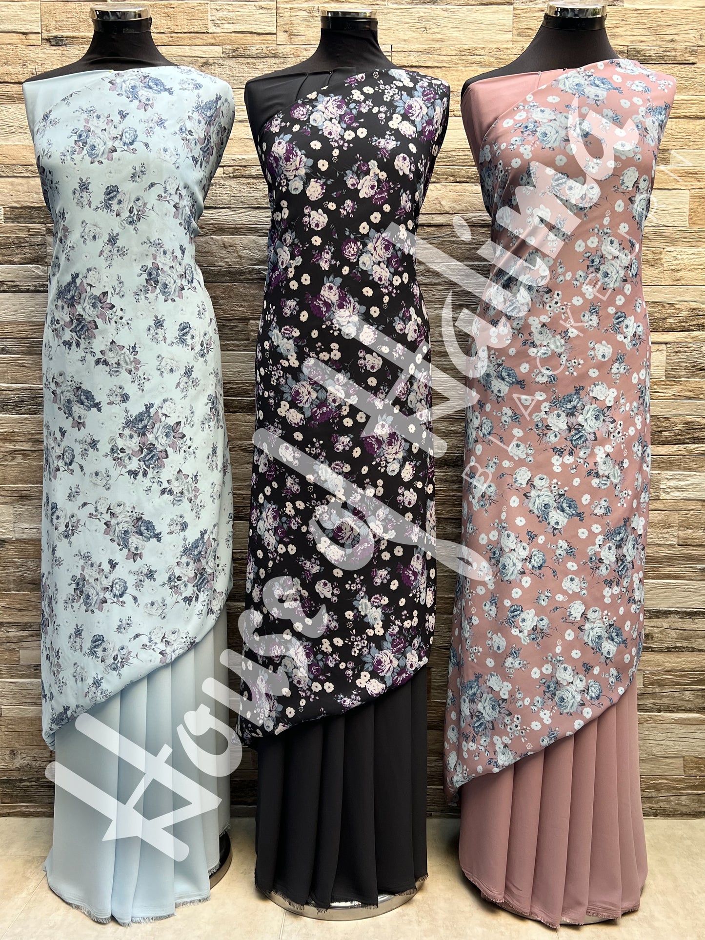 Indonesian georgette print 2pcs