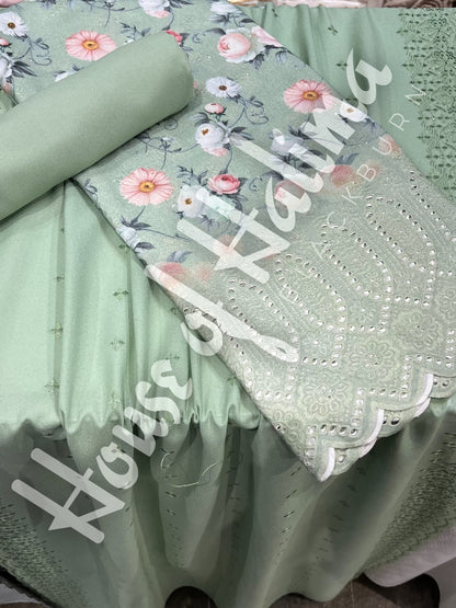 Embroidered alpines 3pcs