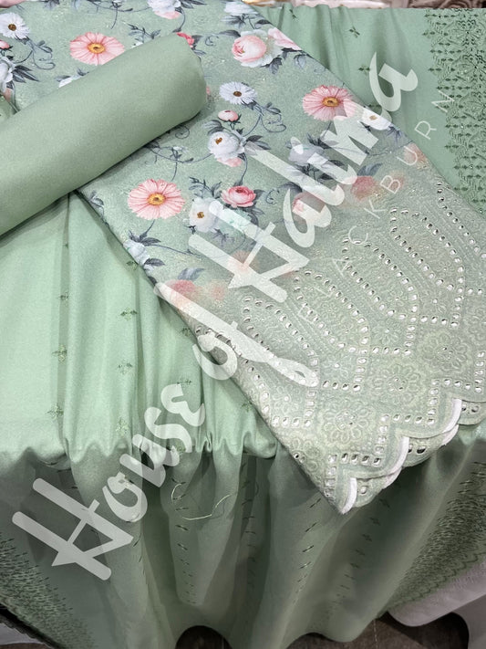 Embroidered alpines 3pcs