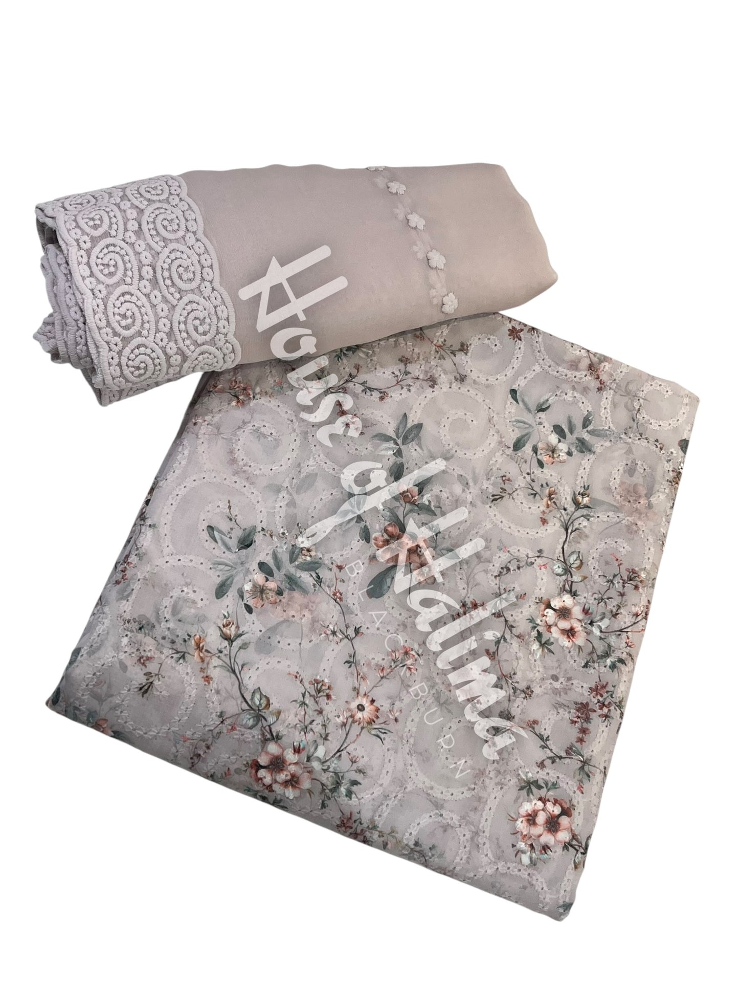 Embroidered cottons 3pcs