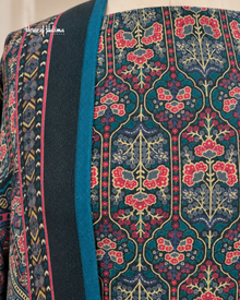 Floral Alpine 3 Piece Suit with Burnout Printed Shawl