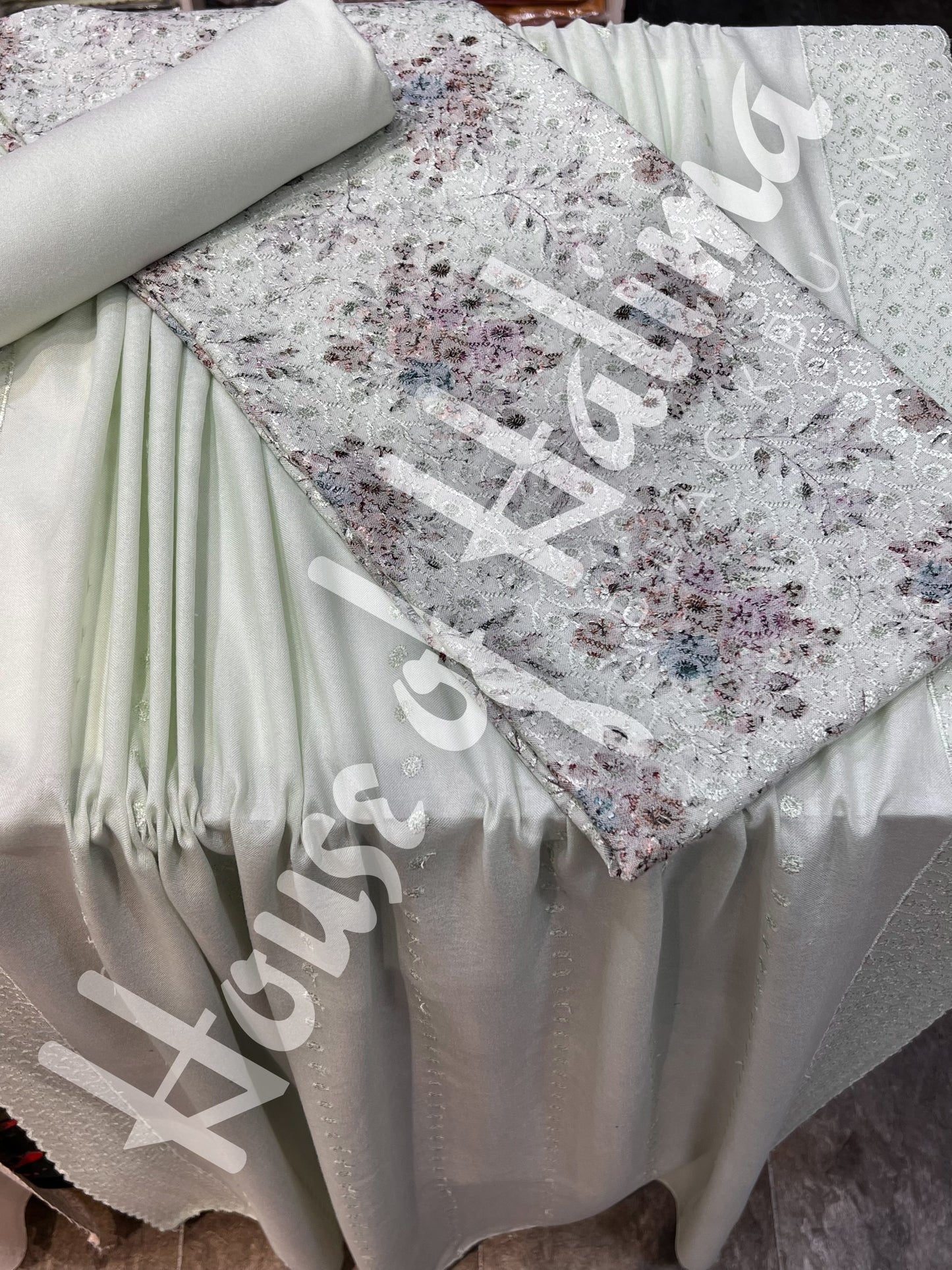 Chikankari pastel alpines 3pcs (D.106)