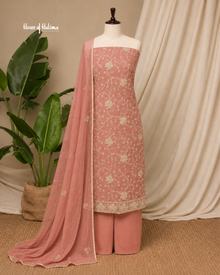 Embroidered Georgette 4 Piece Asian Occasionwear Suit