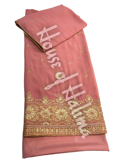 Embroidered georgettes 4pcs (5490)