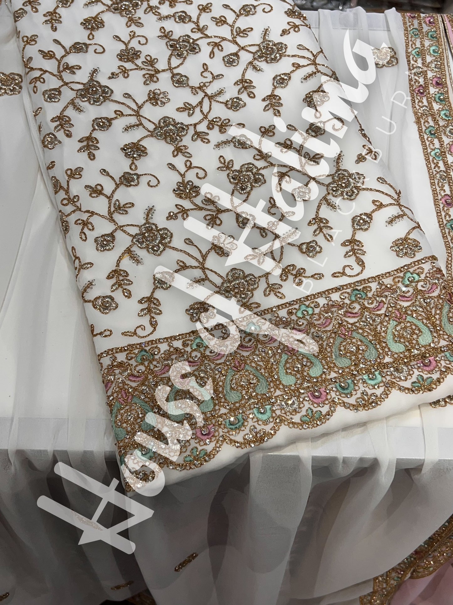 Partywear georgettes 4pcs
