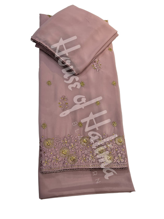 Embroidered georgettes 4pcs (5490)