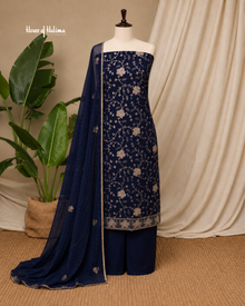 Embroidered Georgette 4 Piece Asian Occasionwear Suit
