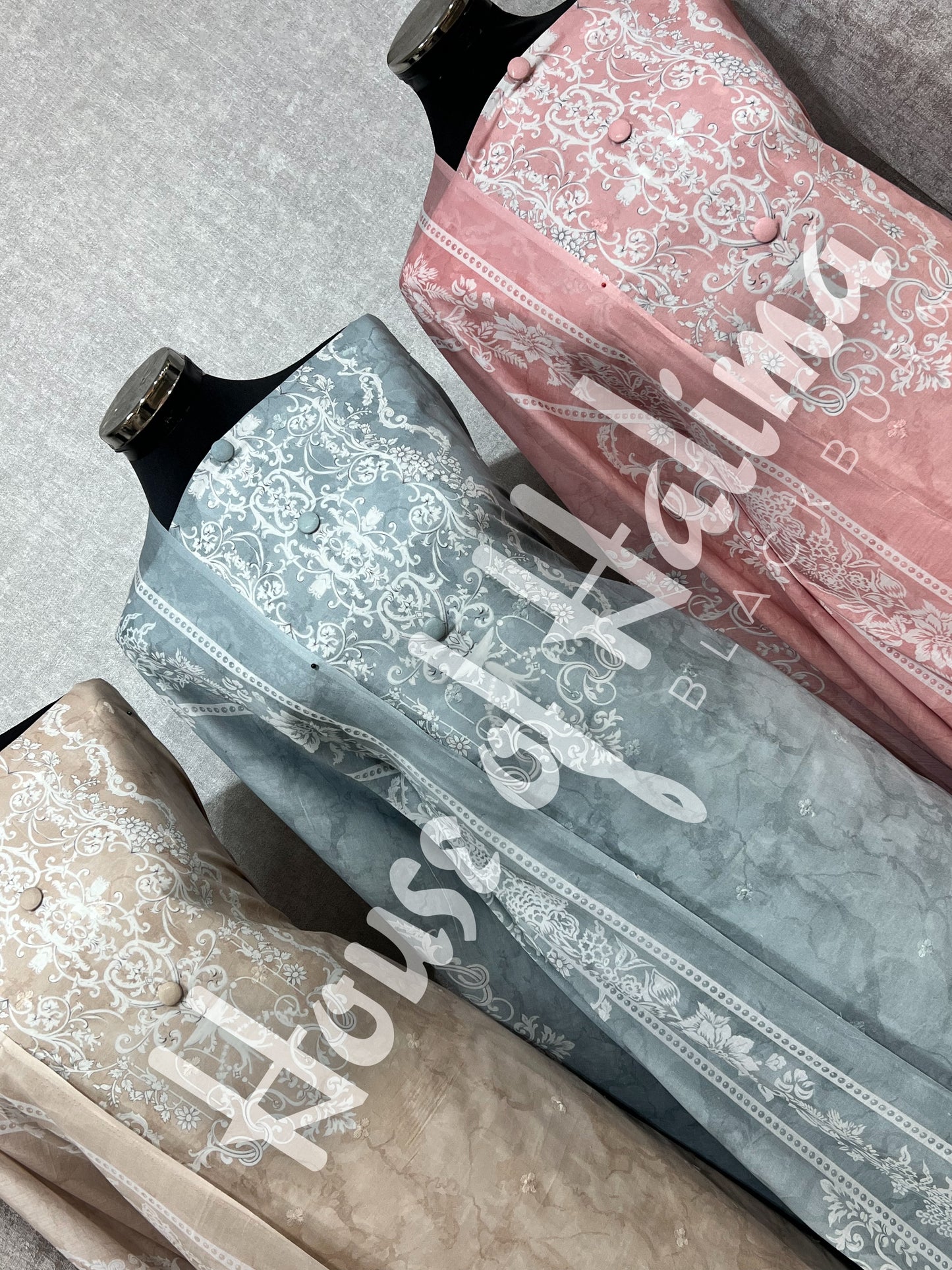 Embroidered cotton 3pcs