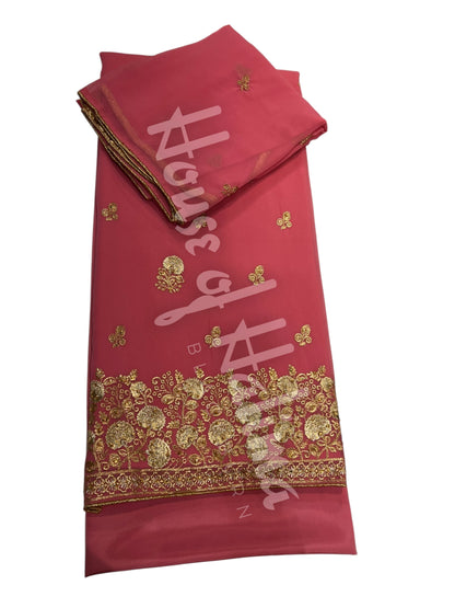 Embroidered georgettes 4pcs (5405)