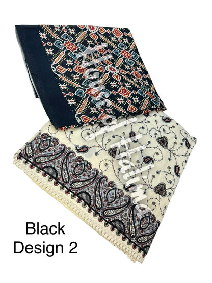 Kashmiri style cotton 3pcs