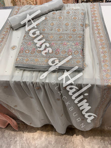 Embroidered georgettes (4pcs)