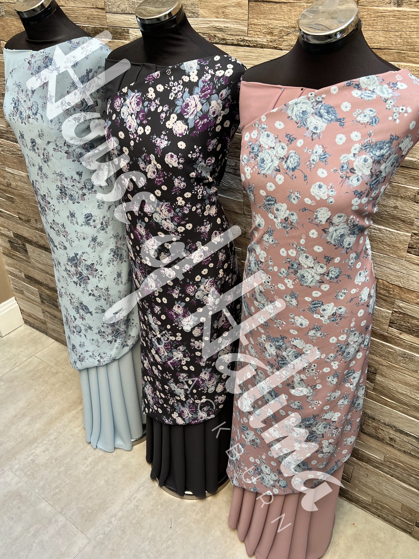Indonesian georgette print 2pcs