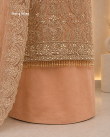 Embellished Net 4 Piece Asian Occasionwear Suit