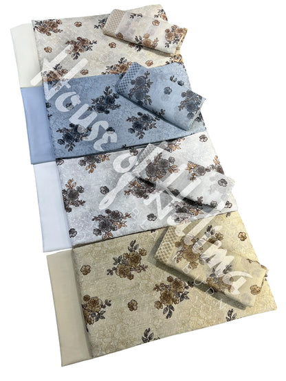 Chikankari cottons 3pcs