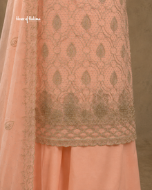 Embroidered Georgette 4 Piece Asian Occasionwear Suit