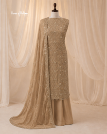 Embellished Georgette 4 Piece Asian Occasionwear Suit (3276)