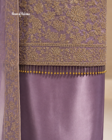 Heavily Embellished Shisha Silk 4 Piece Asian Occasionwear Suit