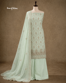 Embroidered Georgette 4 Piece Asian Occasionwear Suit