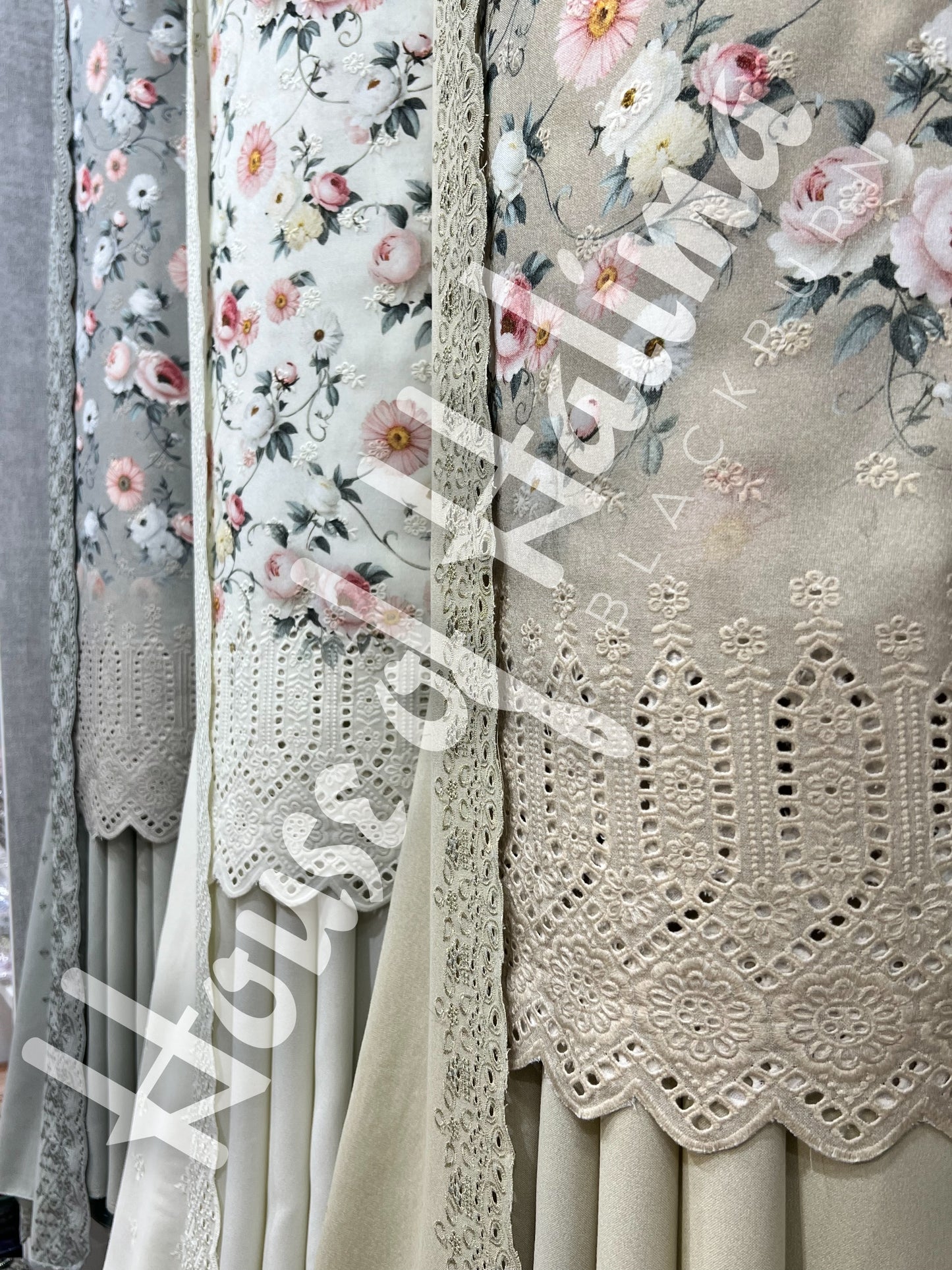 Embroidered alpines 3pcs