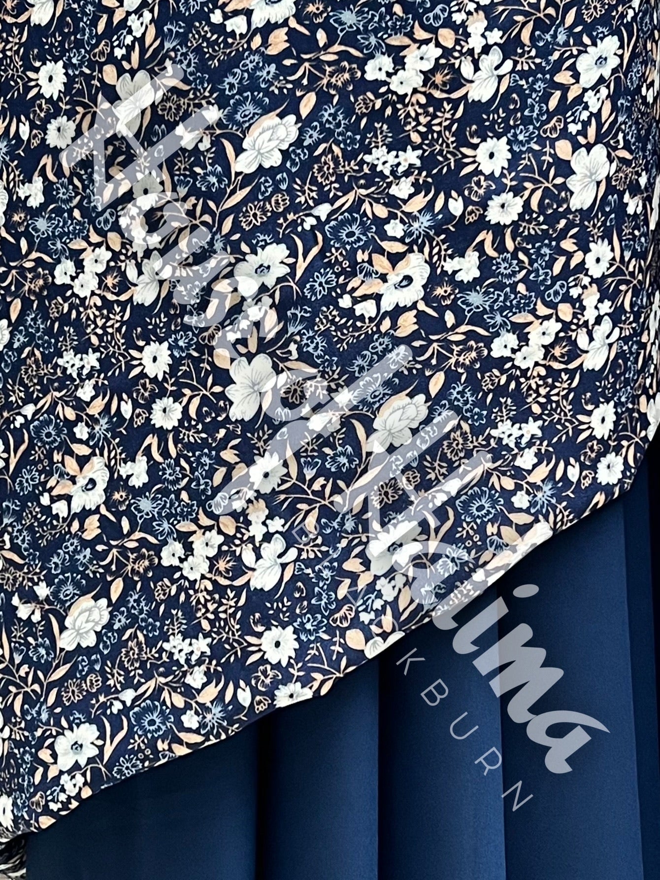 Indonesian georgette print 2pcs