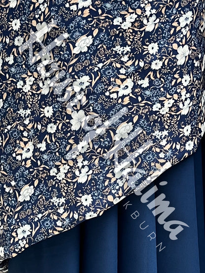 Indonesian georgette print 2pcs