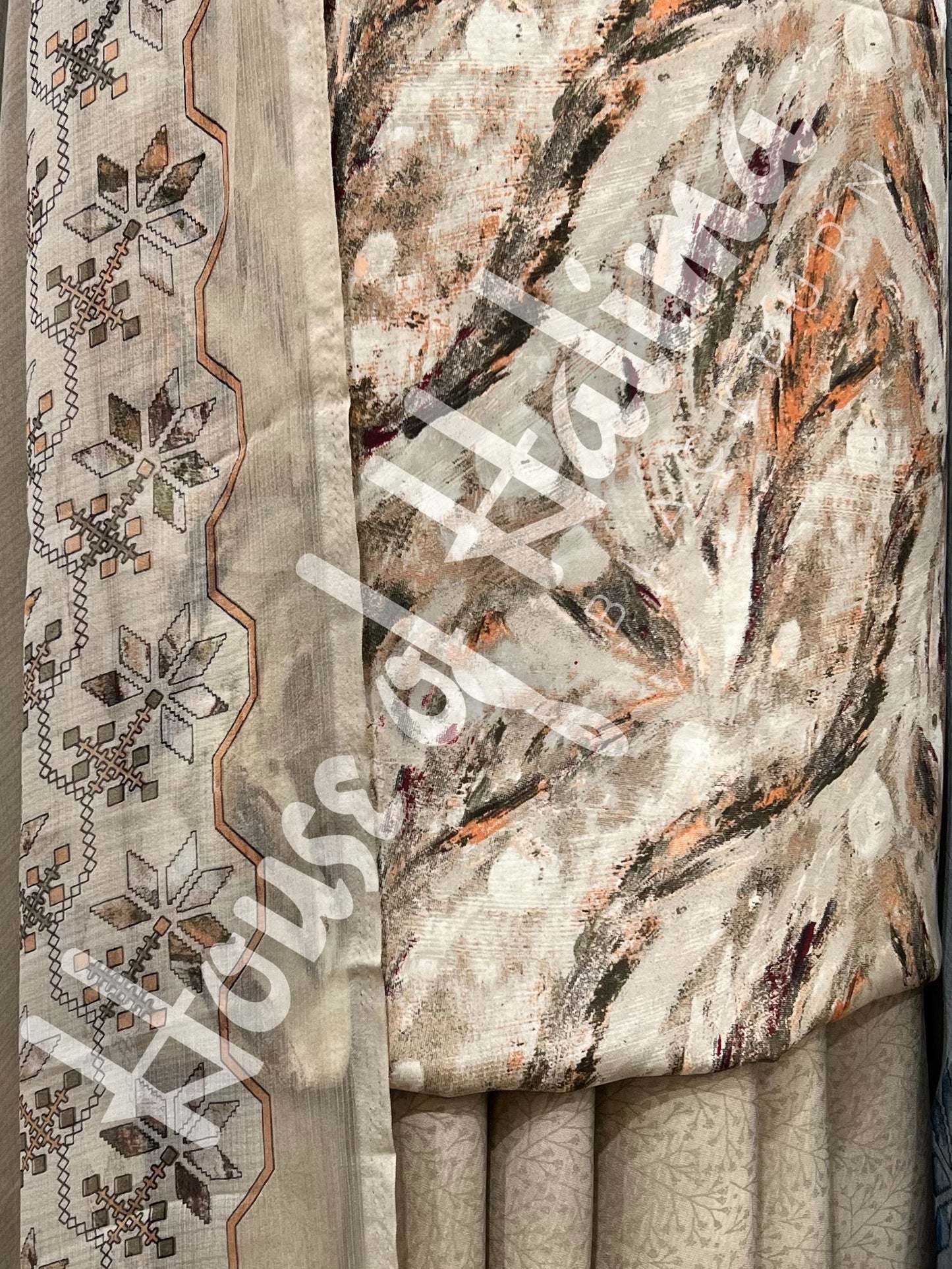 Premium quality french crepe print 3pcs