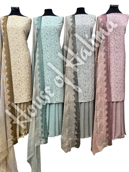 Premium quality french crepe print 3pcs