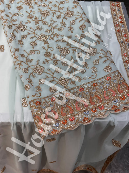 Partywear georgettes 4pcs