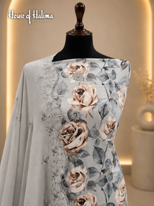 Alpine 3-Piece Floral Embroidered Unstitched Suit