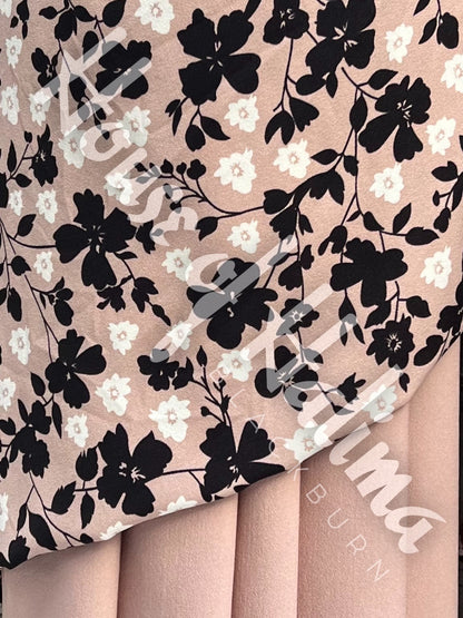 Moss crepe print 2pcs