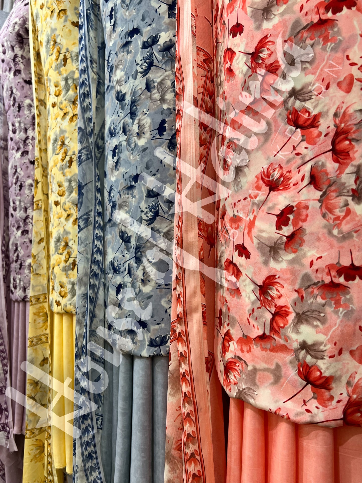 Premium quality french crepe print 3pcs