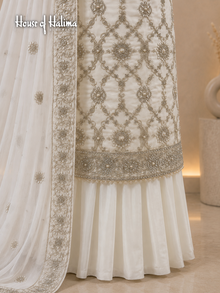 Embellished Georgette 4 Piece Asian Occasionwear Suit