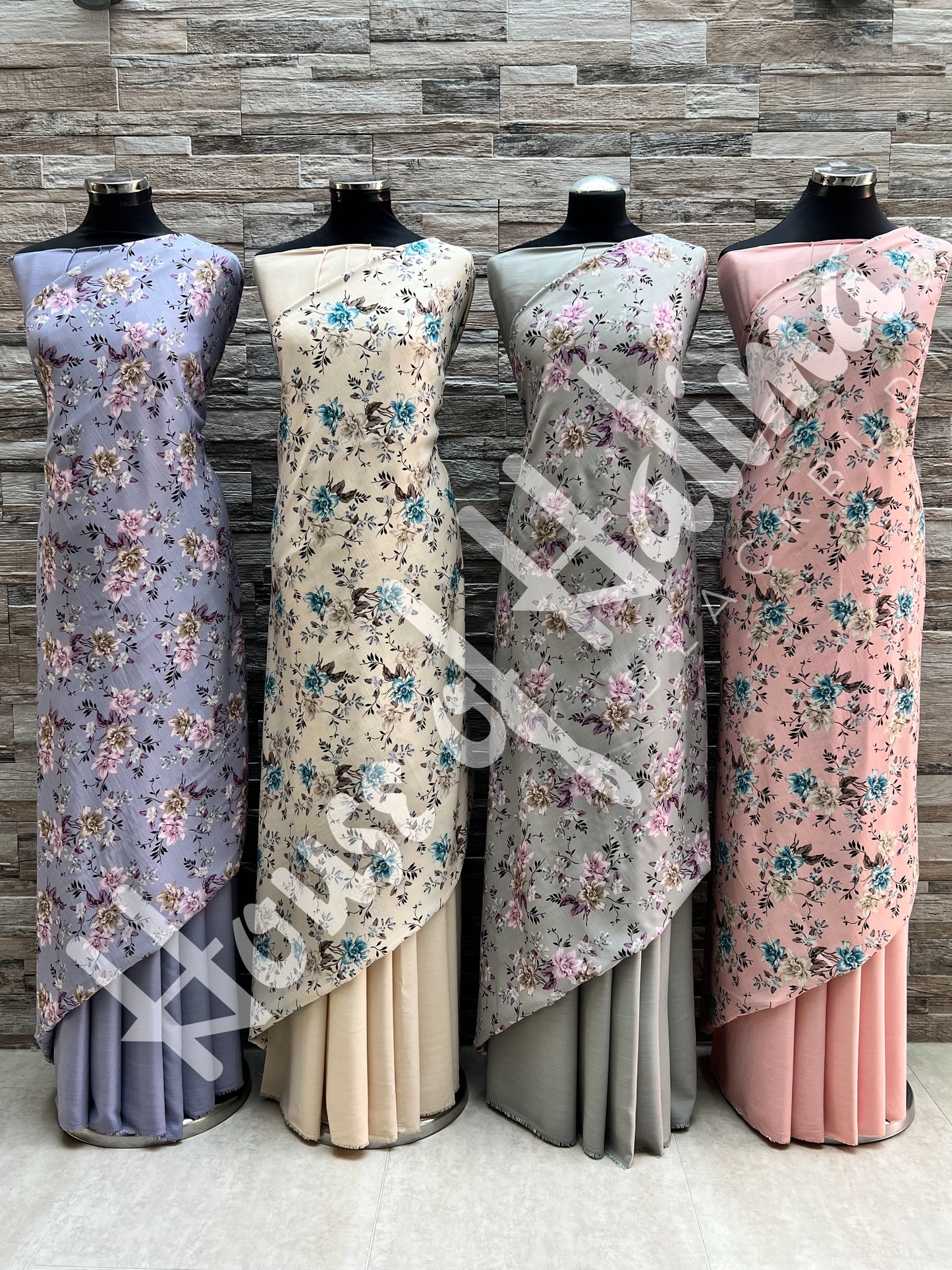 Lilan slub print 2pcs