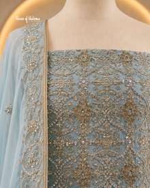 Embellished Georgette 4 Piece Asian Occasionwear Suit
