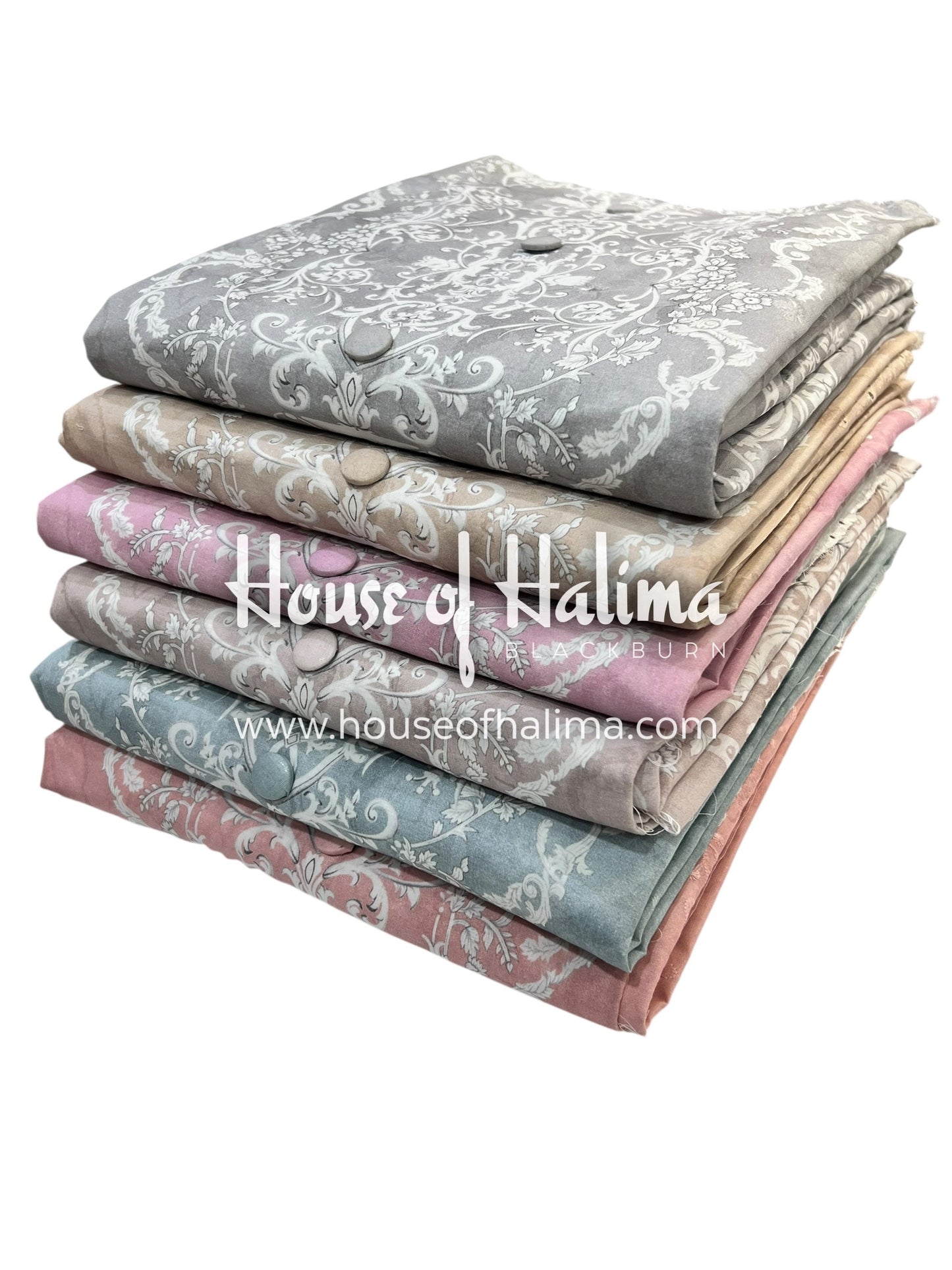 Embroidered cotton 3pcs
