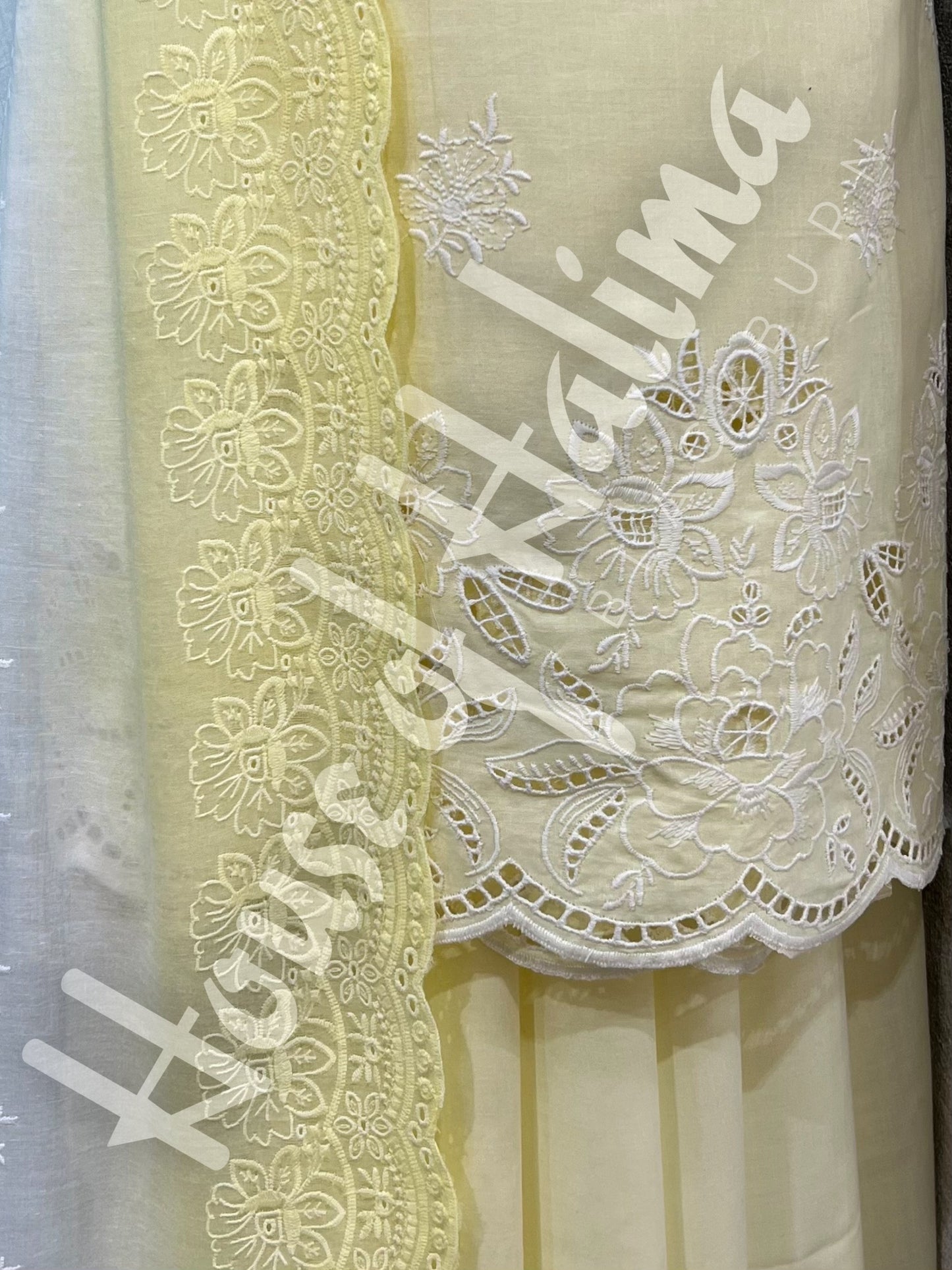 Embroidered cottons 3pcs